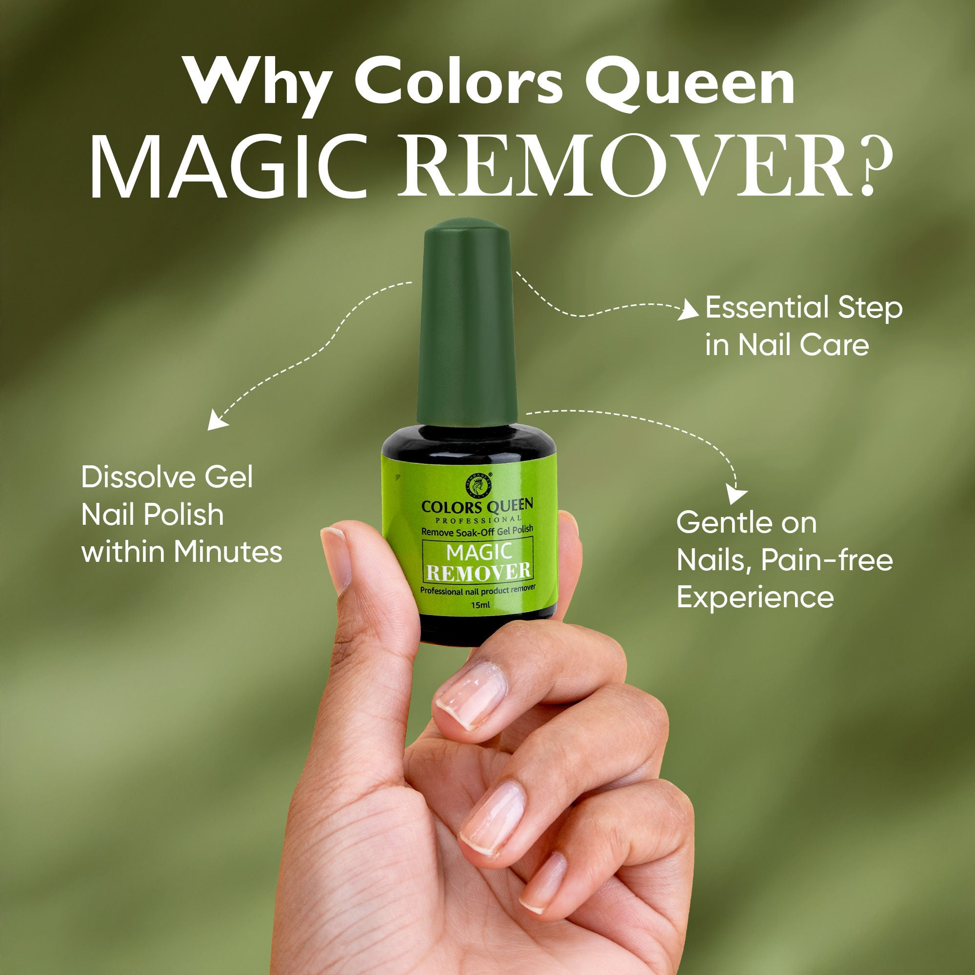 Professional Remove Soak-Off Gel Polish Magic Remover