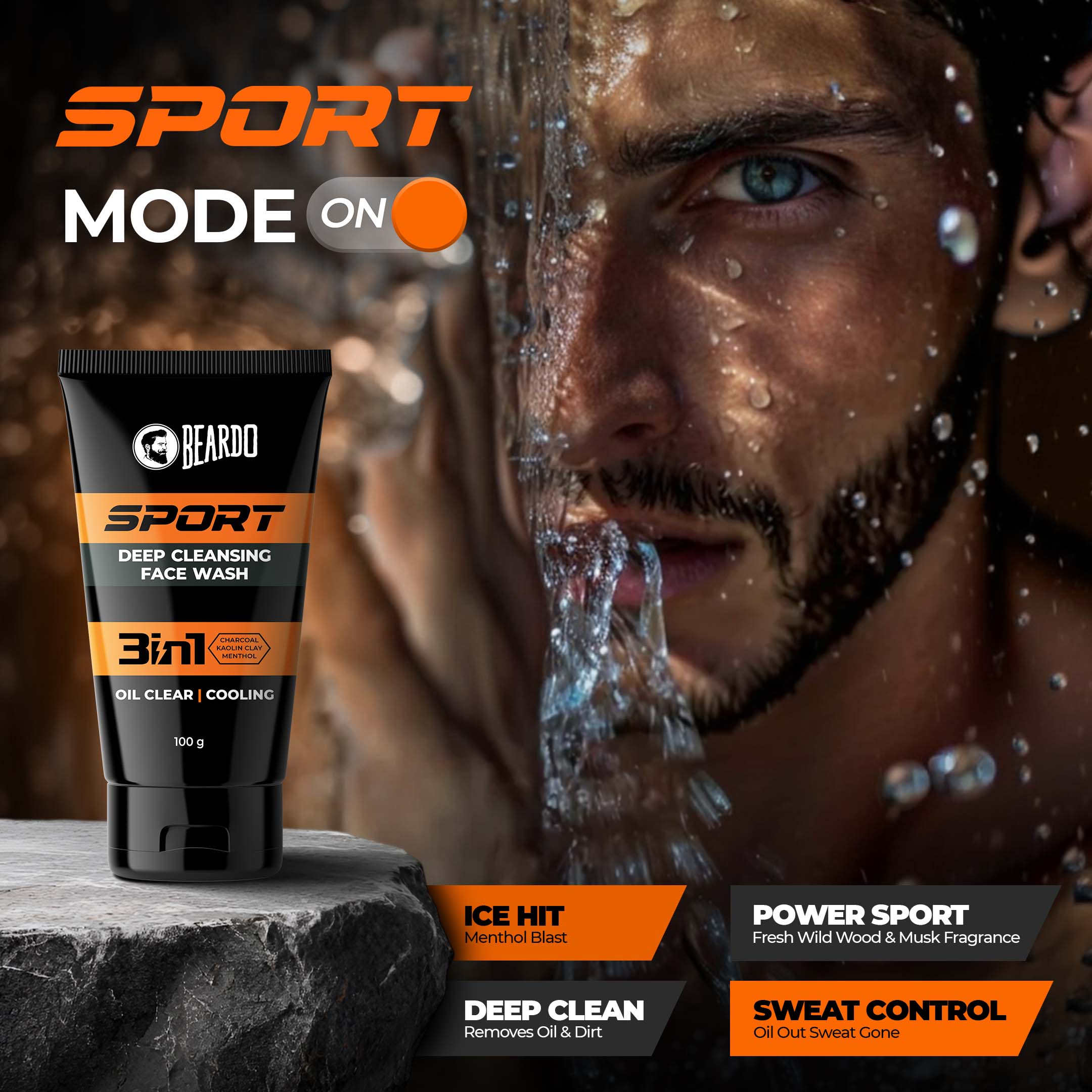 Sport Deep Cleansing Facewash For Men