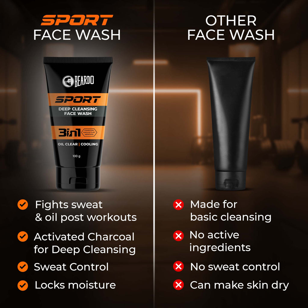 Sport Deep Cleansing Facewash For Men