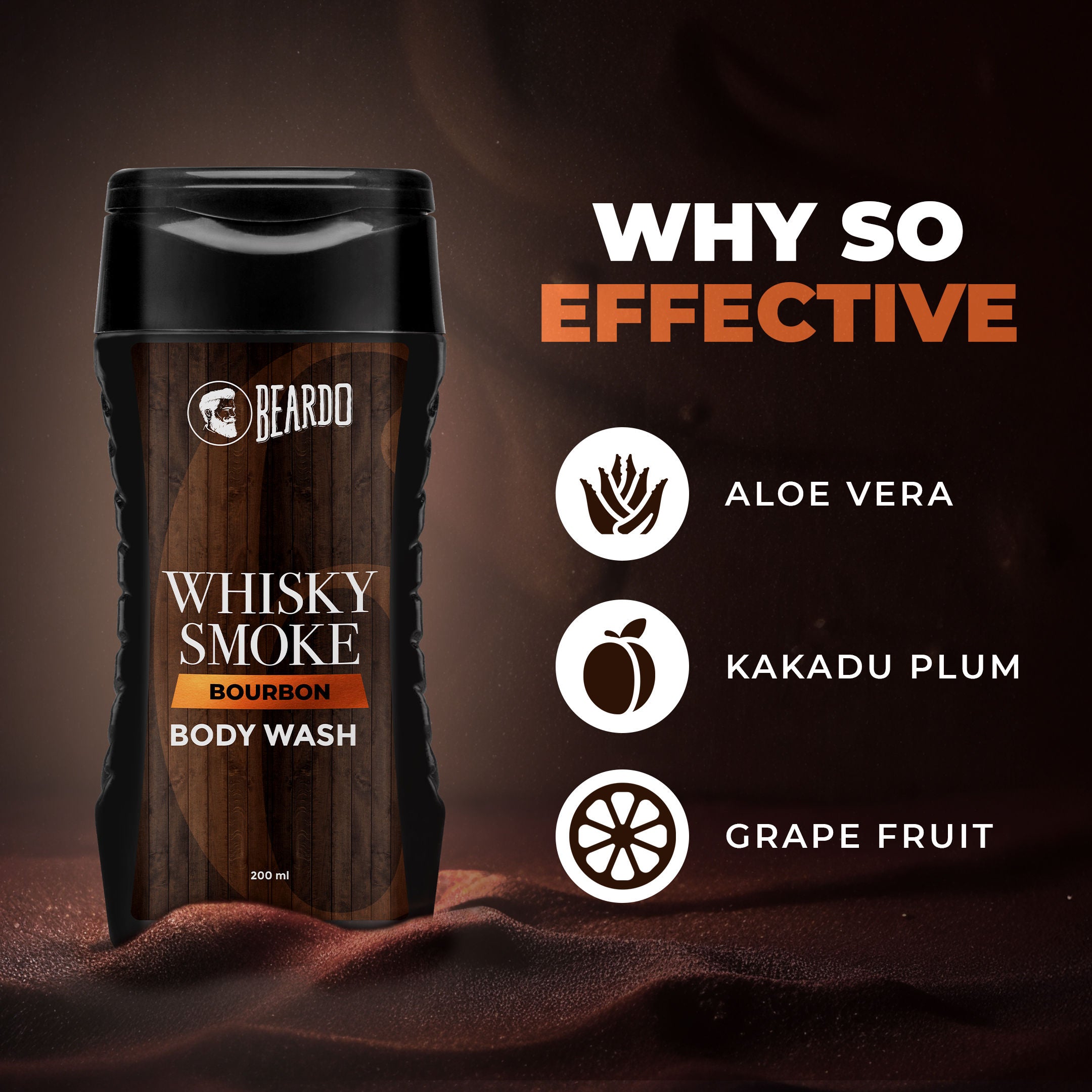 Whisky Smoke Bourbon Body Wash