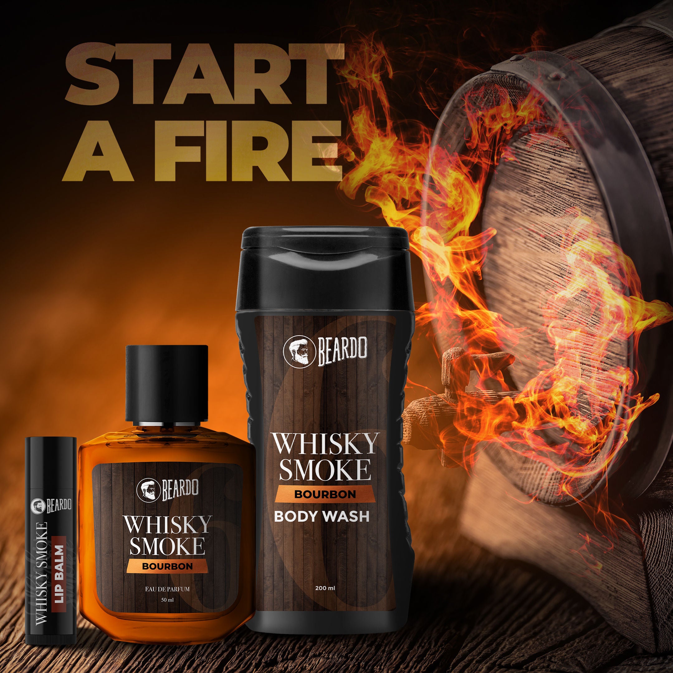 Whisky Smoke Bourbon Body Wash