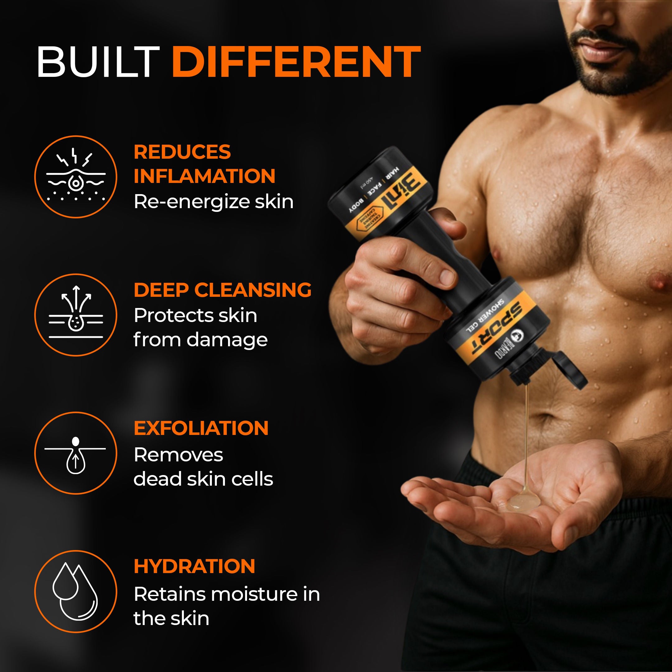 Sport 3-In-1 Shower Gel For Men