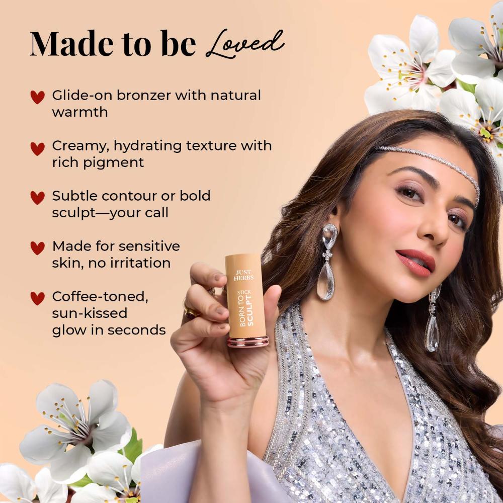 Born To Sculpt Long Stay Matte Finish Bronzer Stick with Shea Butter