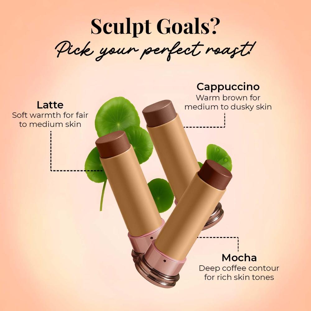 Born To Sculpt Long Stay Matte Finish Bronzer Stick with Shea Butter
