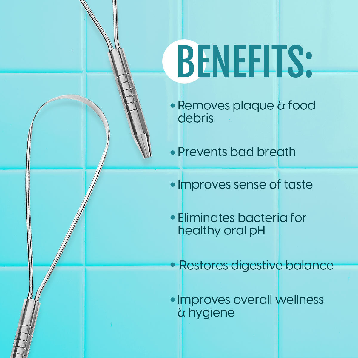 Stainless Steel Tongue Cleaner Scraper