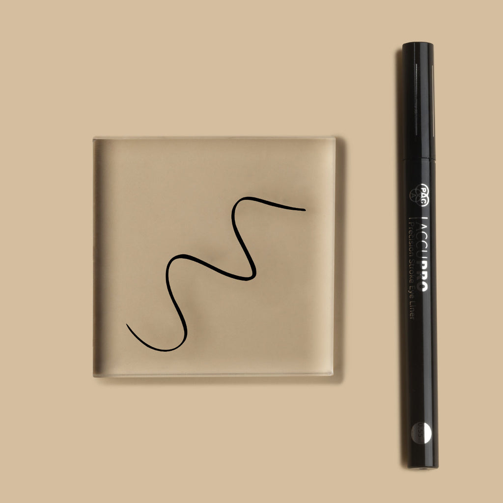 AccuPro Liquid Eyeliner - 24H Longlasting, Waterproof & Smudgeproof, Quick Drying Intense Black