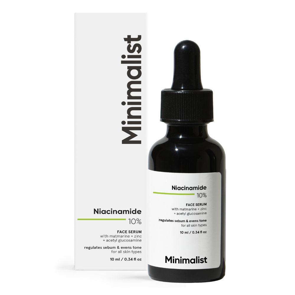 10% Niacinamide Face Serum With Matmarine + Zinc For Reducing Oil & Blemishes
