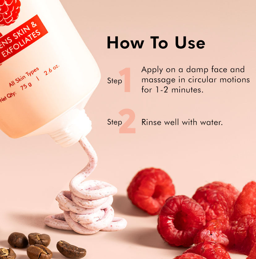 Berries Brightening Coffee Face Scrub