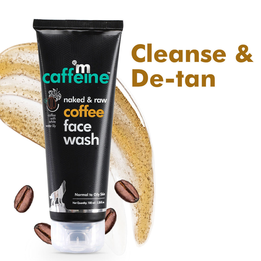 Naked & Raw Coffee Face Wash For A Fresh & Glowing Skin Hydrating Face Cleanser For Oil