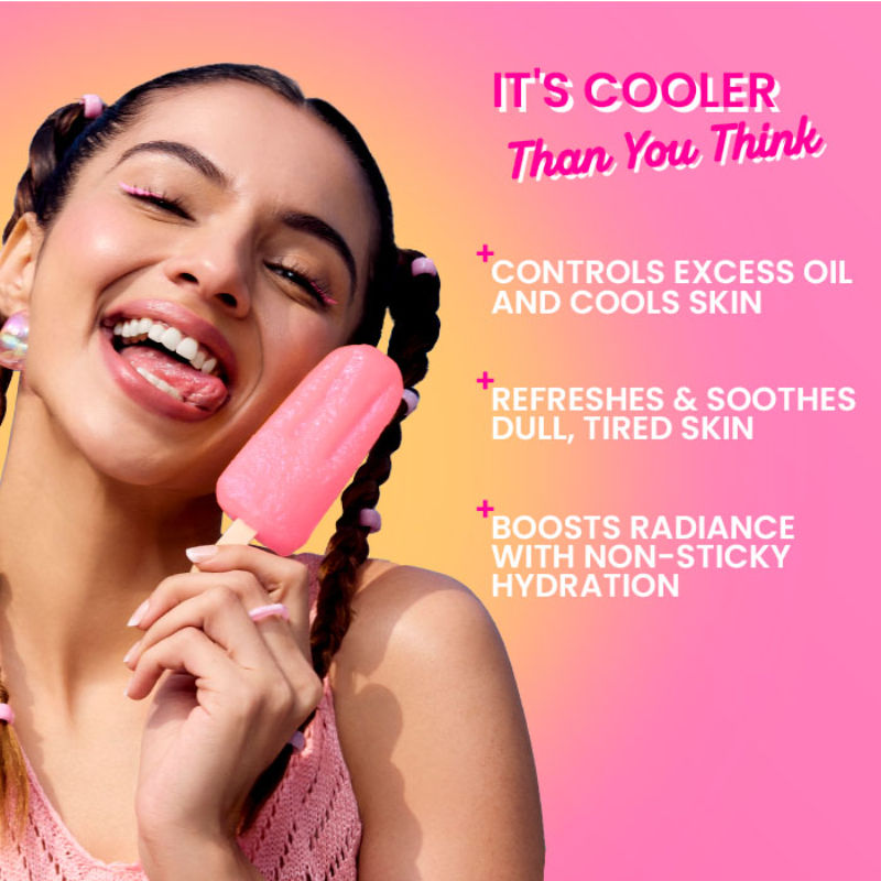 Watermelon Cooling Icy Gel Moisturizer, With Hyaluronic & Liquid Ice