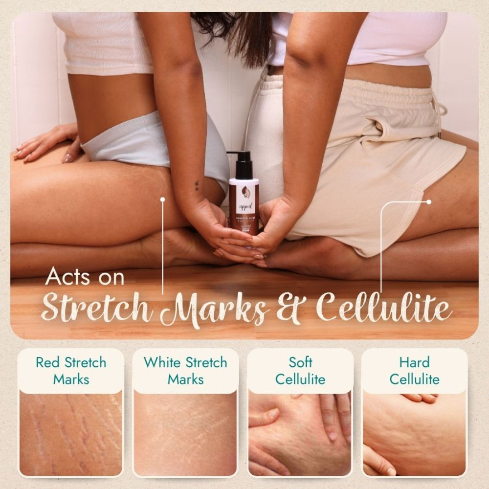 Cocoa Smooth & Sculpt Body Lotion - Acts On Cellulite, Stretch Marks & Dull, Dry Skin