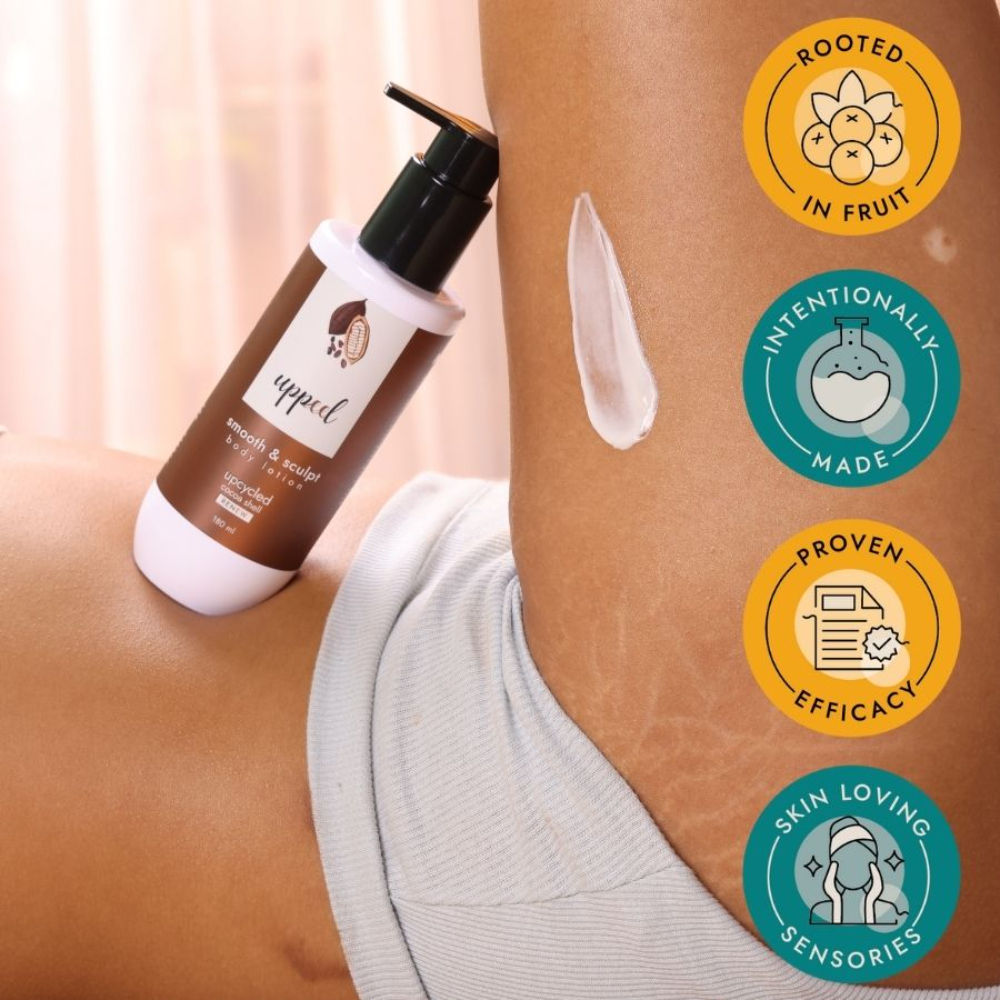 Cocoa Smooth & Sculpt Body Lotion - Acts On Cellulite, Stretch Marks & Dull, Dry Skin