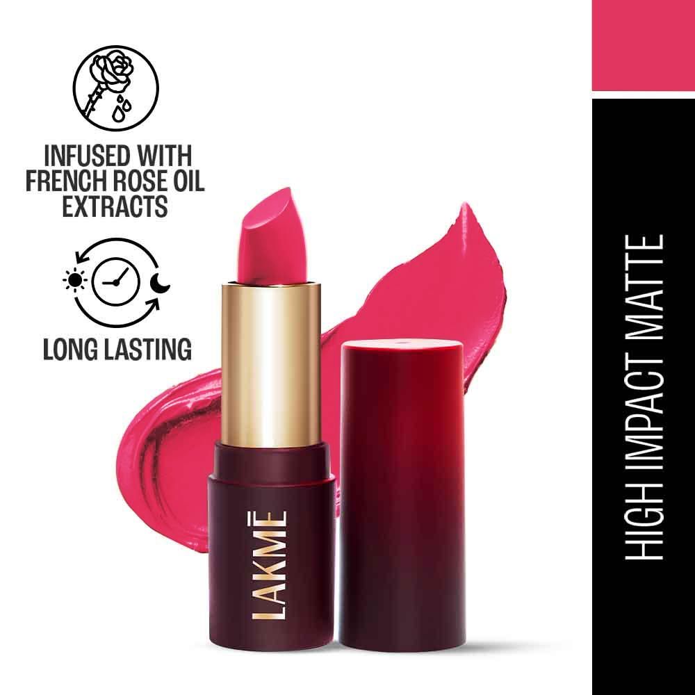 Forever Matte Lipstick, Made With French Rose Oil Extracts - Pink Charm