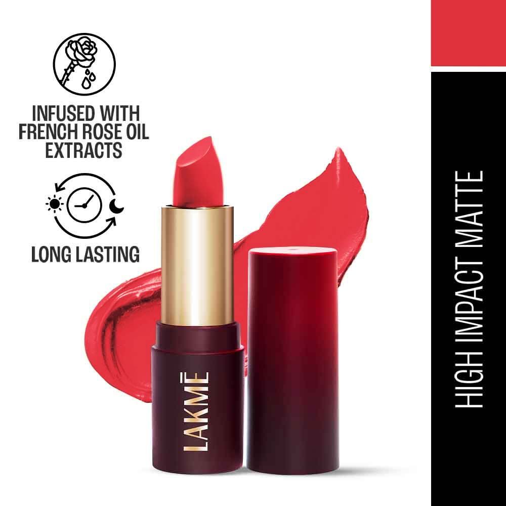 Forever Matte Lipstick, Made With French Rose Oil Extracts - Red Siren