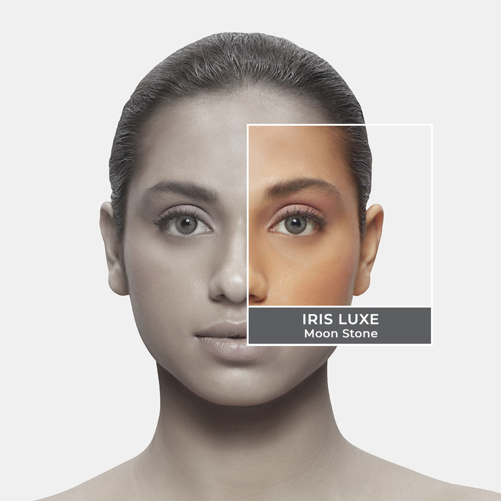 IRIS LUXE Daily Lenses Moonstone - Comfortable Natural Looking Lenses, Soft Non-Irritating
