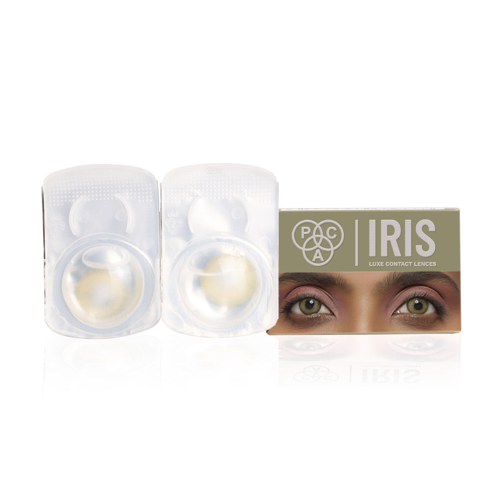 IRIS LUXE Daily Lenses Topaz - Comfortable Natural Looking Lenses, Soft Non-Irritating
