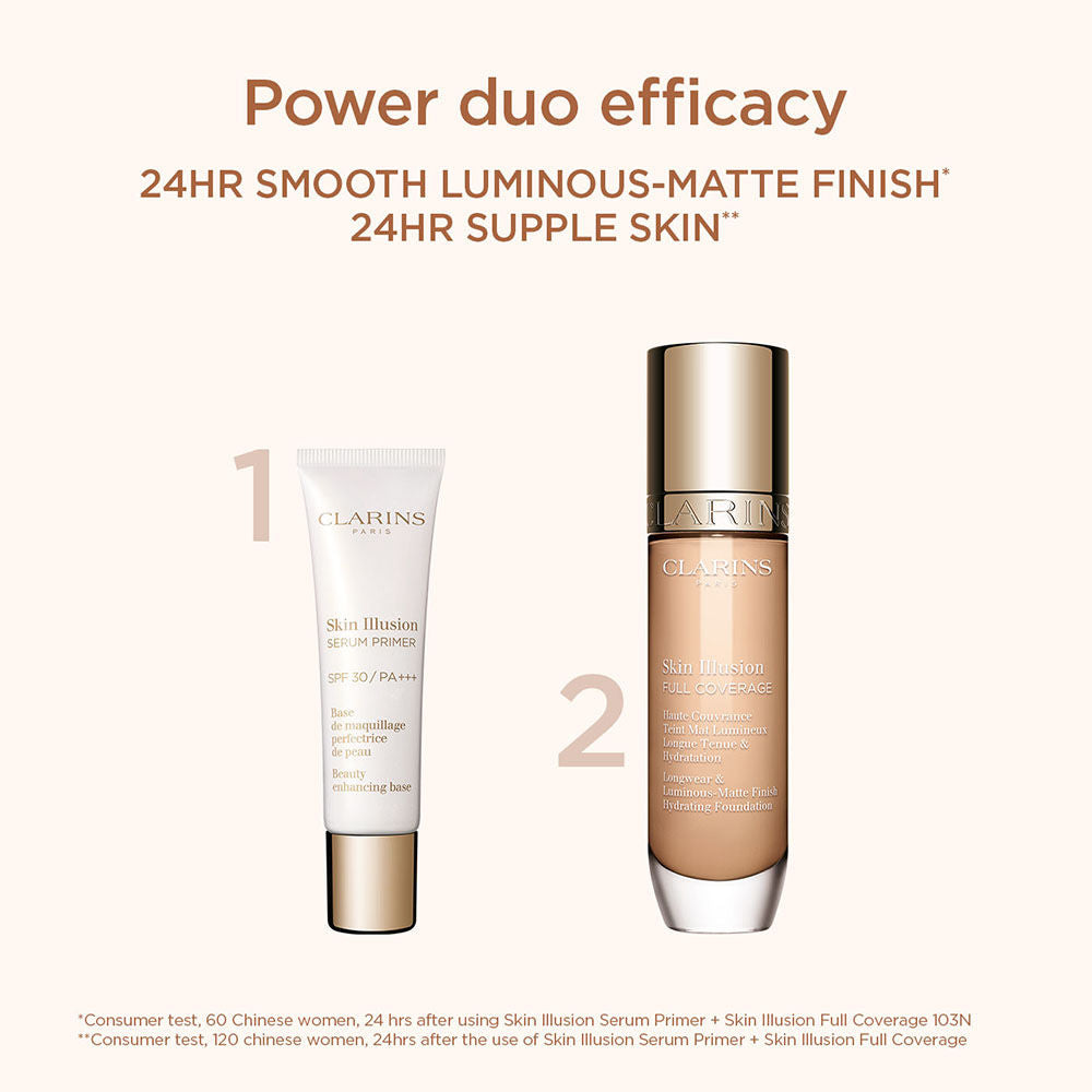 Skin Illusion Serum Face Primer SPF 30+++ - Transprent