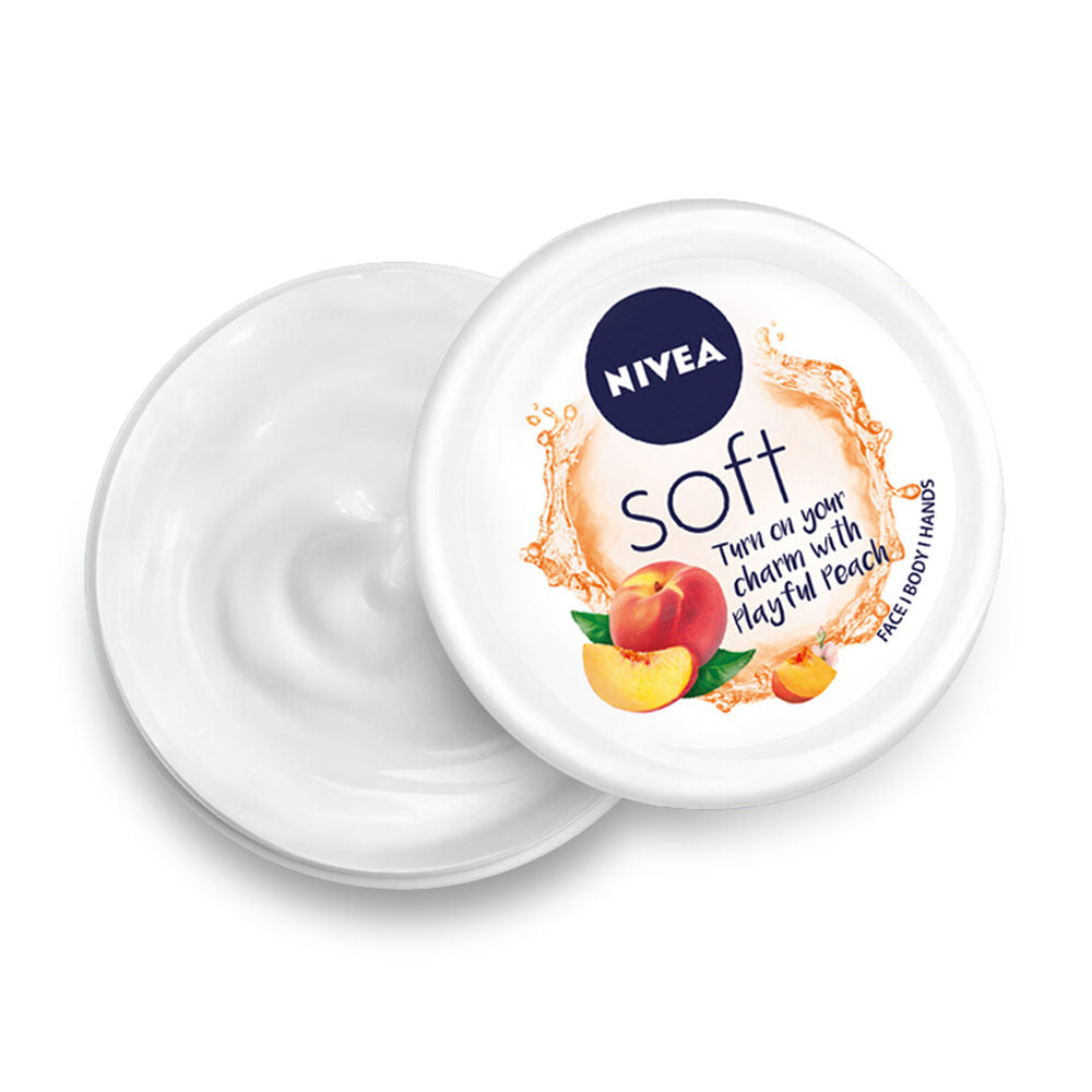Soft Light Moisturizer Cream Playful Peach For Hands And Body