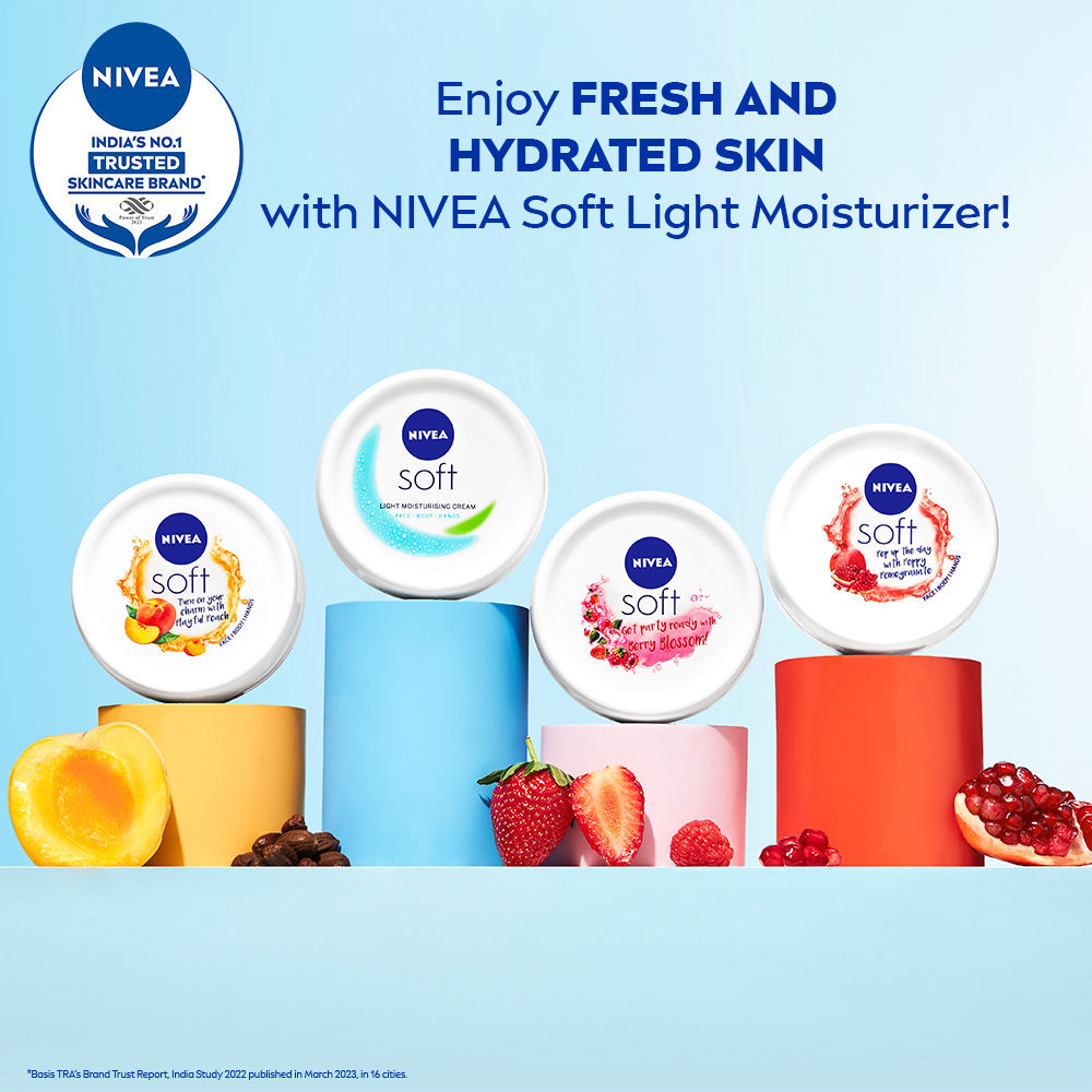 Soft Light Moisturizer Cream Peppy Pomegranate For Hands And Body