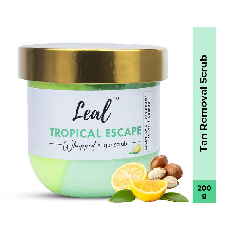 Tropical Escape Green Tea Whipped Face & Body Sugar Scrub