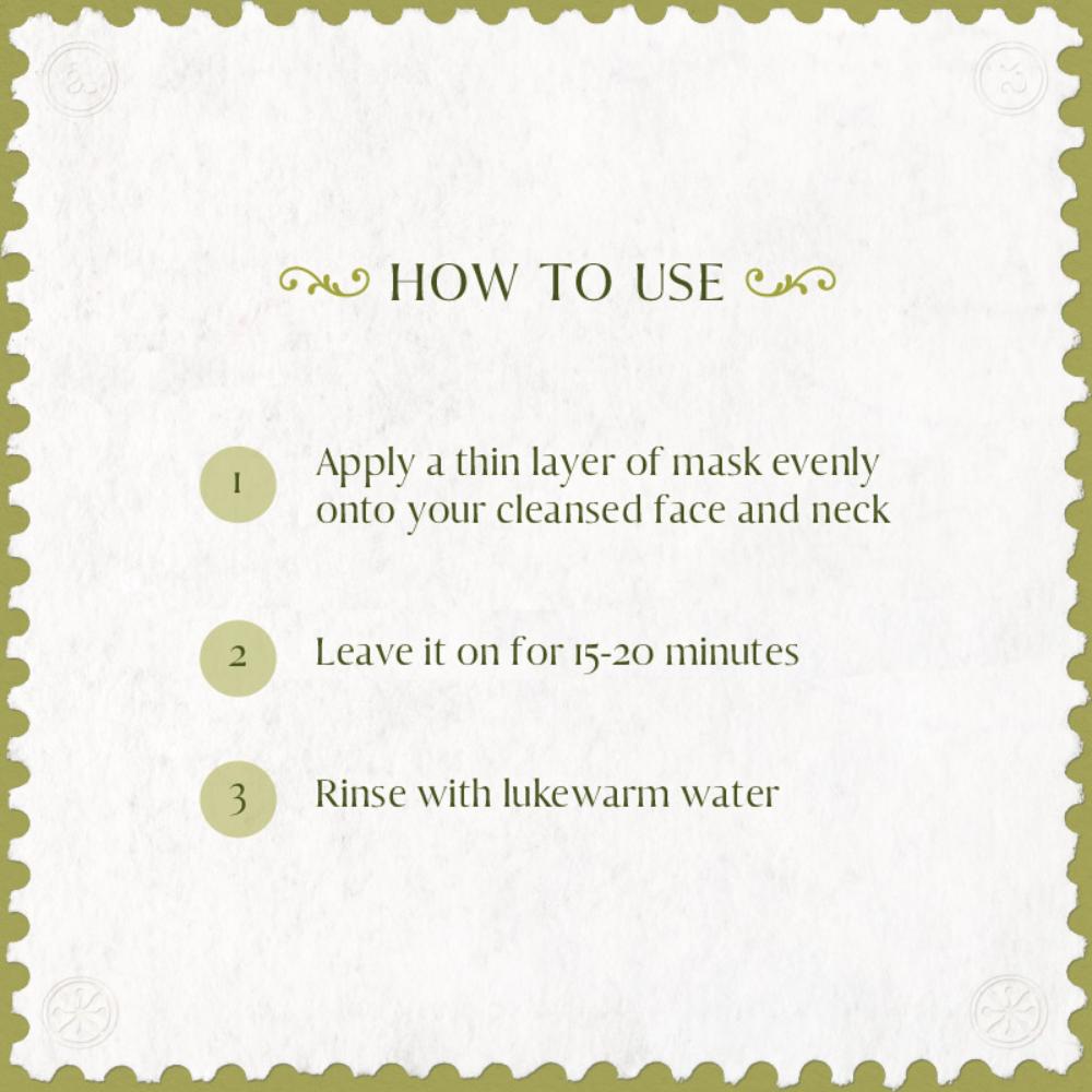 Hand-Worked Red Sandalwood And Saffron Clarifying Face Mask