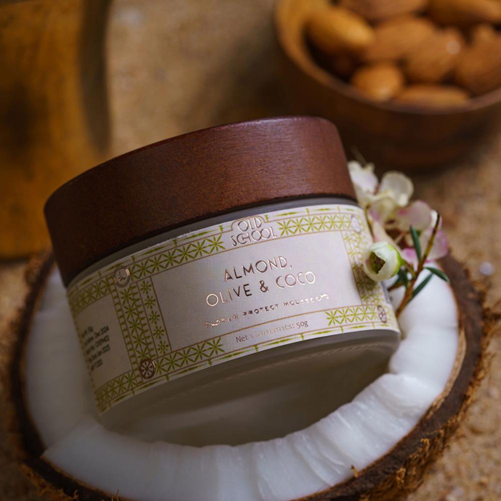 Almond, Olive, And Coco Sun Protect Mousse
