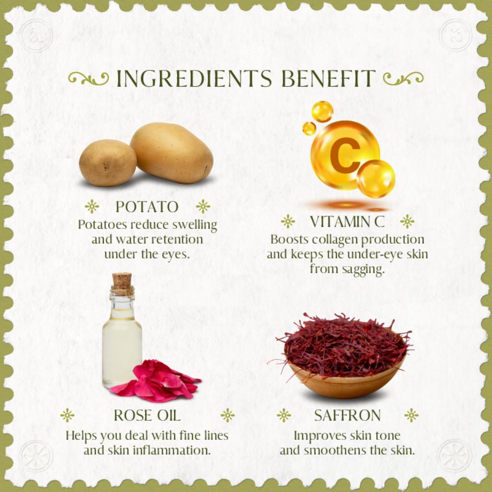 Potatoes And Saffron Reviving Eye Mask