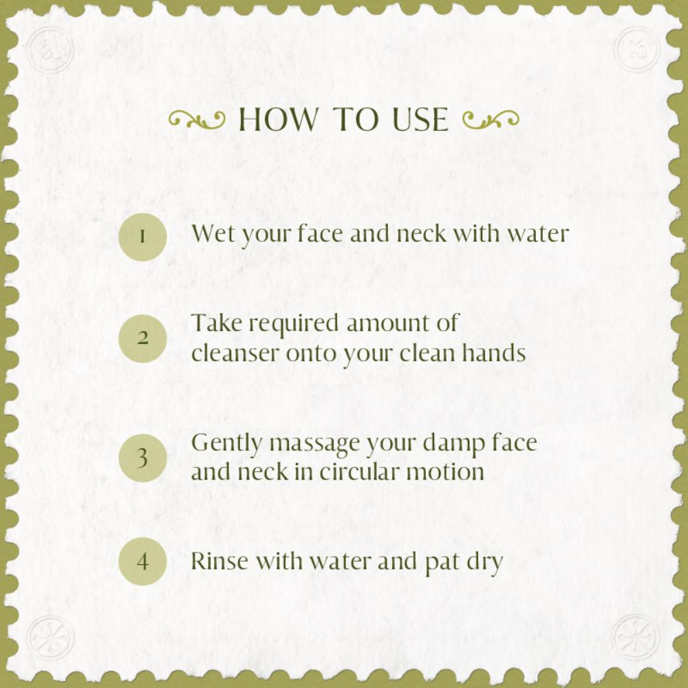 Hand-Worked Red Sandalwood And Saffron Cleansing Nectar Face Wash