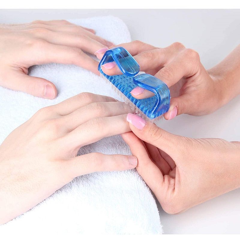 Handle Grip Nail Brush And Fingernail Pedicure Scrub Foot Brush