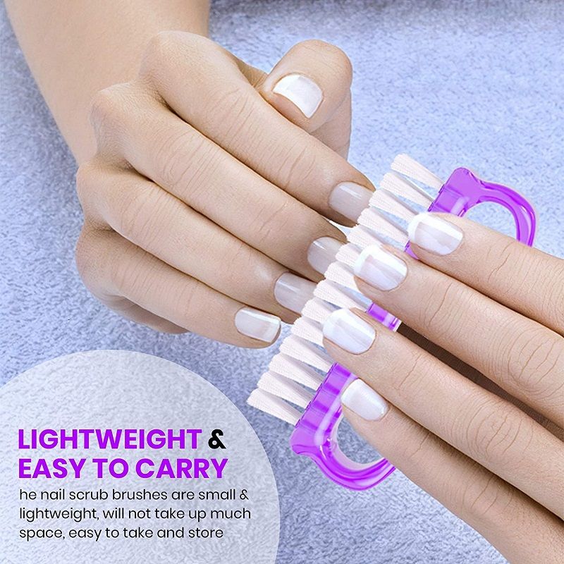 Handle Grip Nail Brush And Fingernail Pedicure Scrub Foot Brush