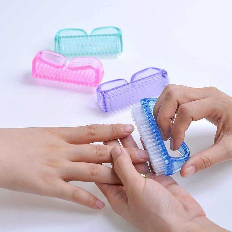 Handle Grip Nail Brush And Fingernail Pedicure Scrub Foot Brush