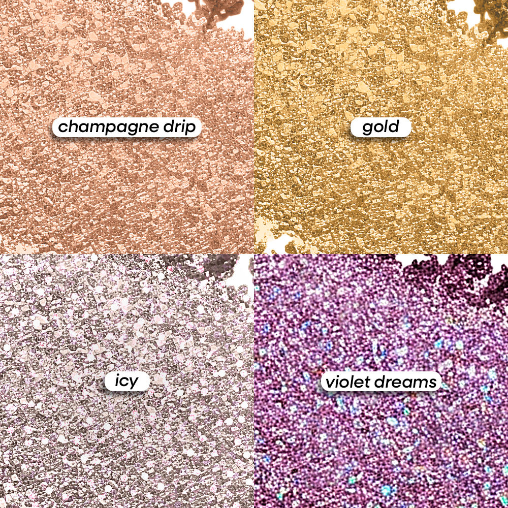 Diamond Jelly Cooling Shimmer Eyeshadow Stick - Multi-Use, High Shine Glitter