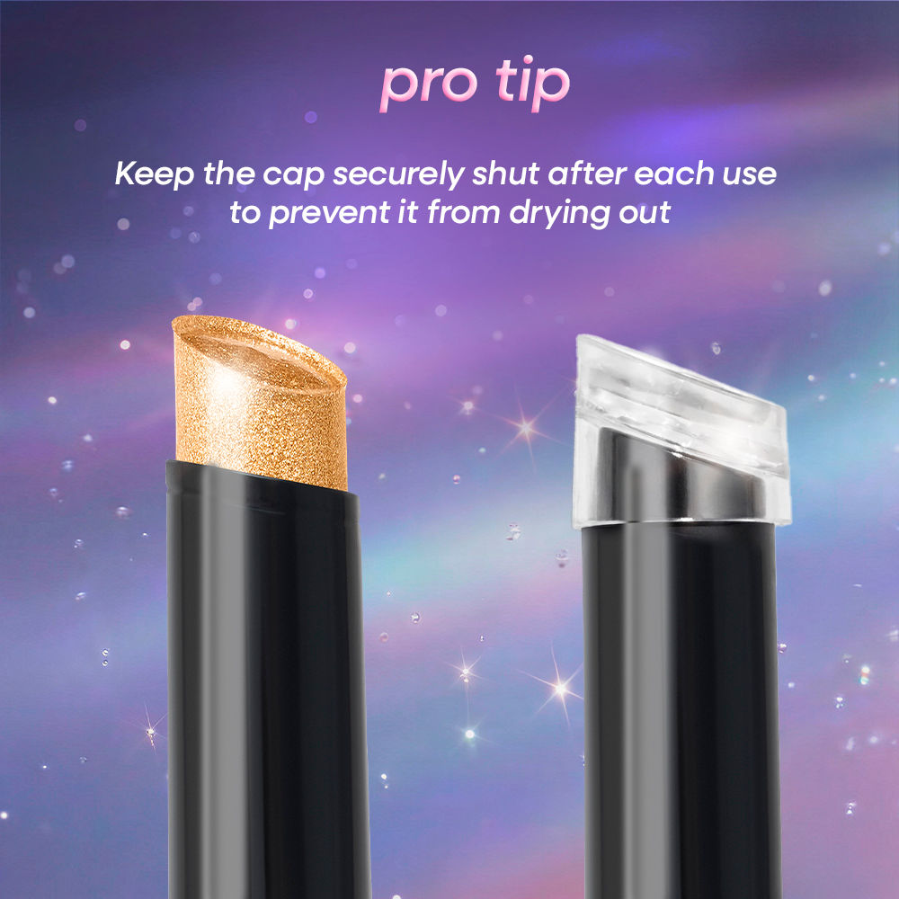 Diamond Jelly Cooling Shimmer Eyeshadow Stick - Multi-Use, High Shine Glitter
