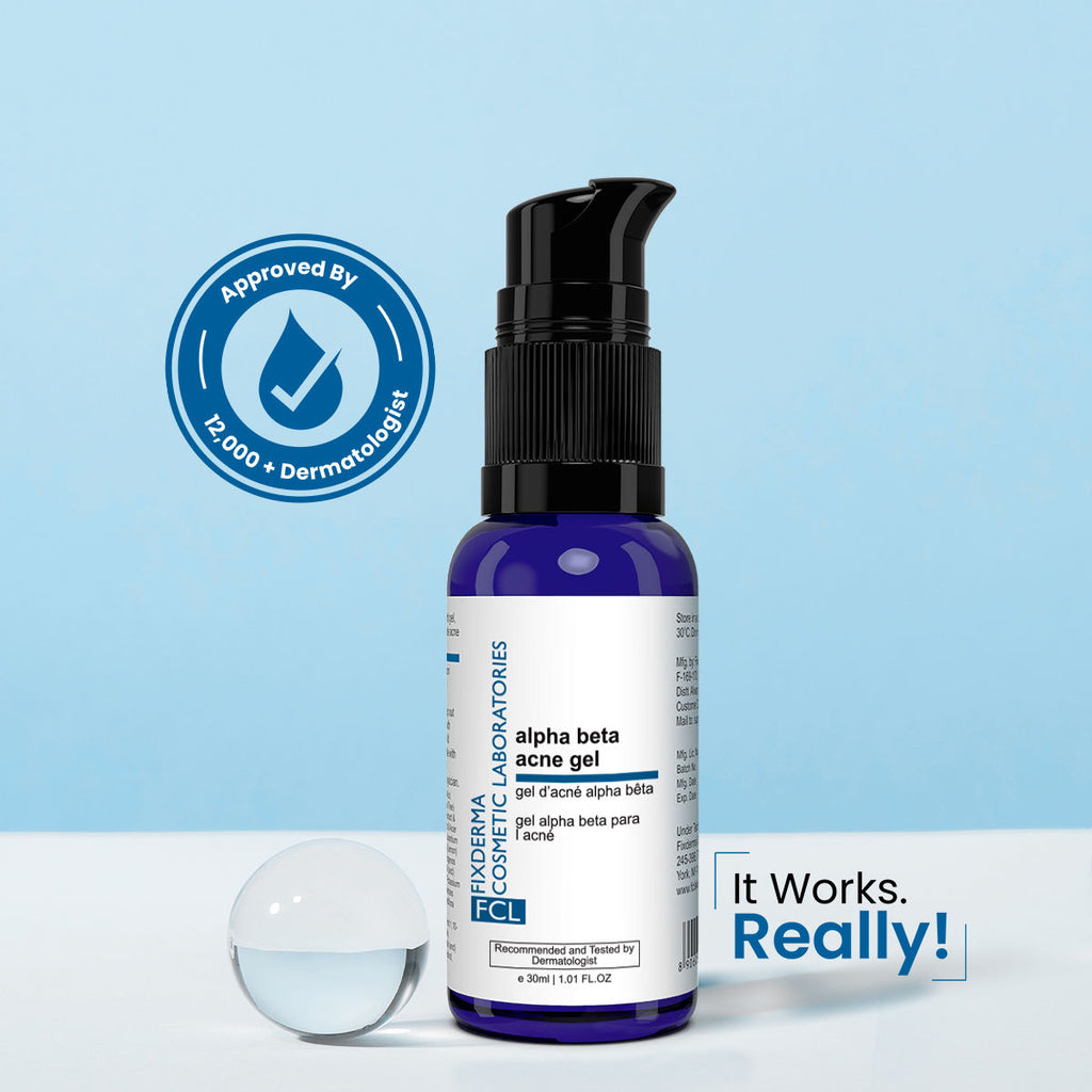 FCL Alpha Beta Acne Gel Adapalene with Glycolic Acid Treats Acne Pores For All Skin Types