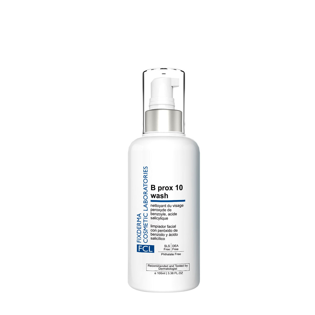 FCL 2% Benzoyl Peroxide BProx 10 Wash For Acne Exfoliate Blackheads Controls Cleanser