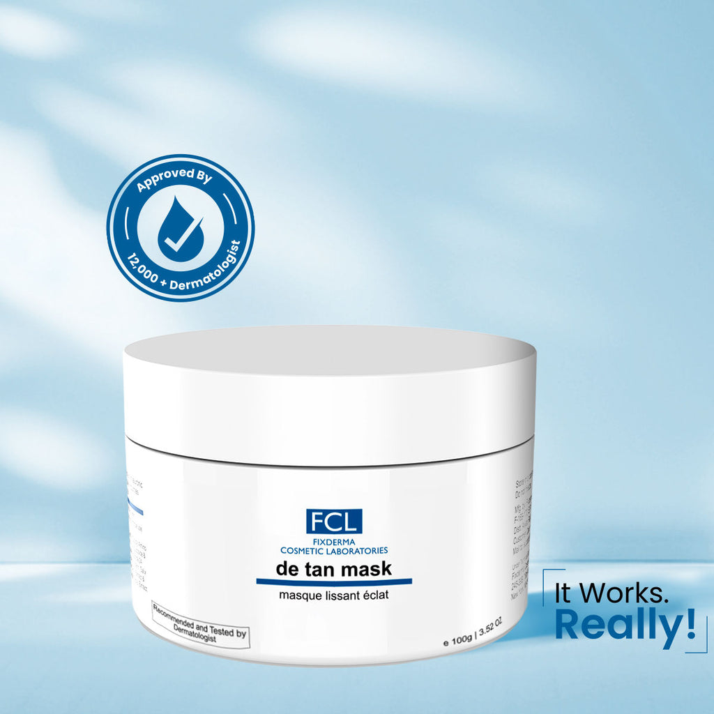 FCL De Tan Mask For Tanning & Dark Skin Cleans Pores Removes Blackheads Improves Skin Tone