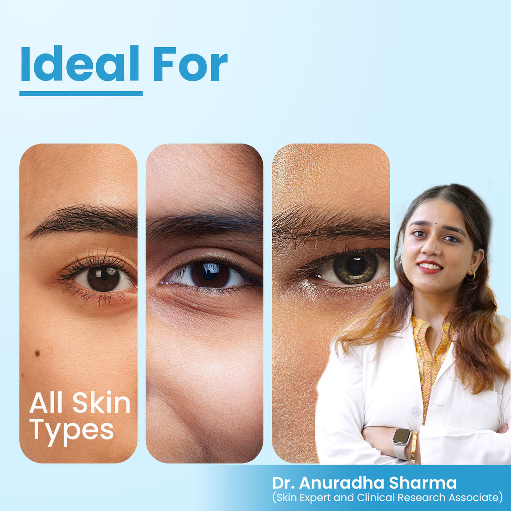 FCL Eye Refining Under Eye Gel For Dark Circles Puffiness with Vitamin C &Hyaluronic Acid