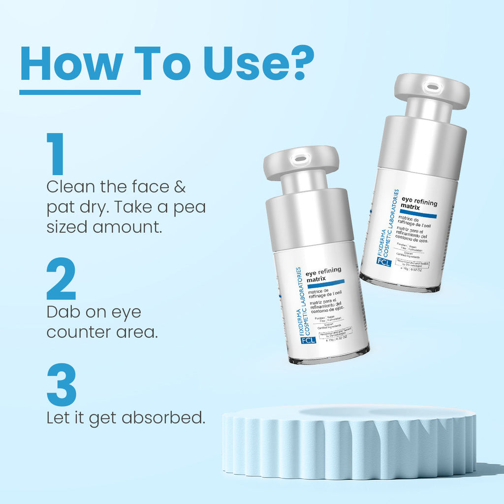 FCL Eye Refining Under Eye Gel For Dark Circles Puffiness with Vitamin C &Hyaluronic Acid