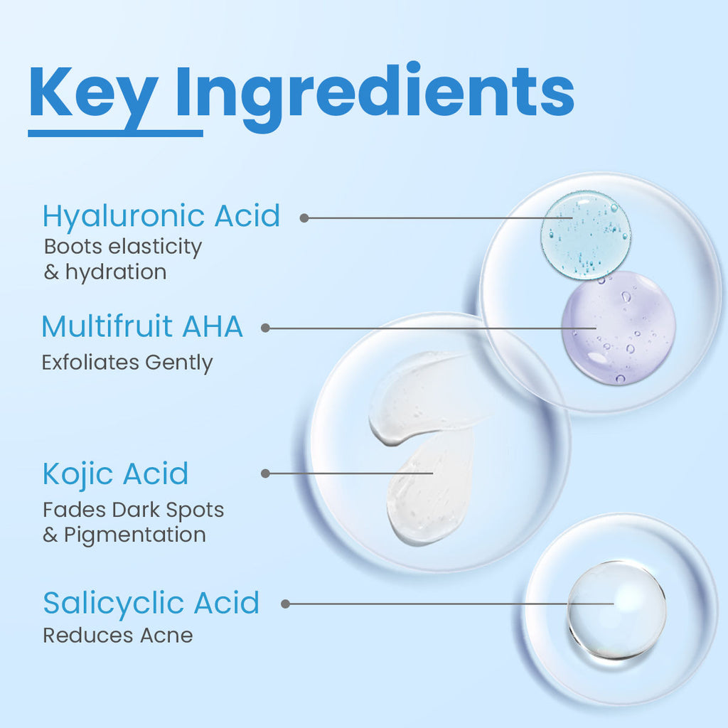 FCL PBA Brightening Face Mask Kojic Acid Face Mask With Hyaluronic Acid For Glowing Skin