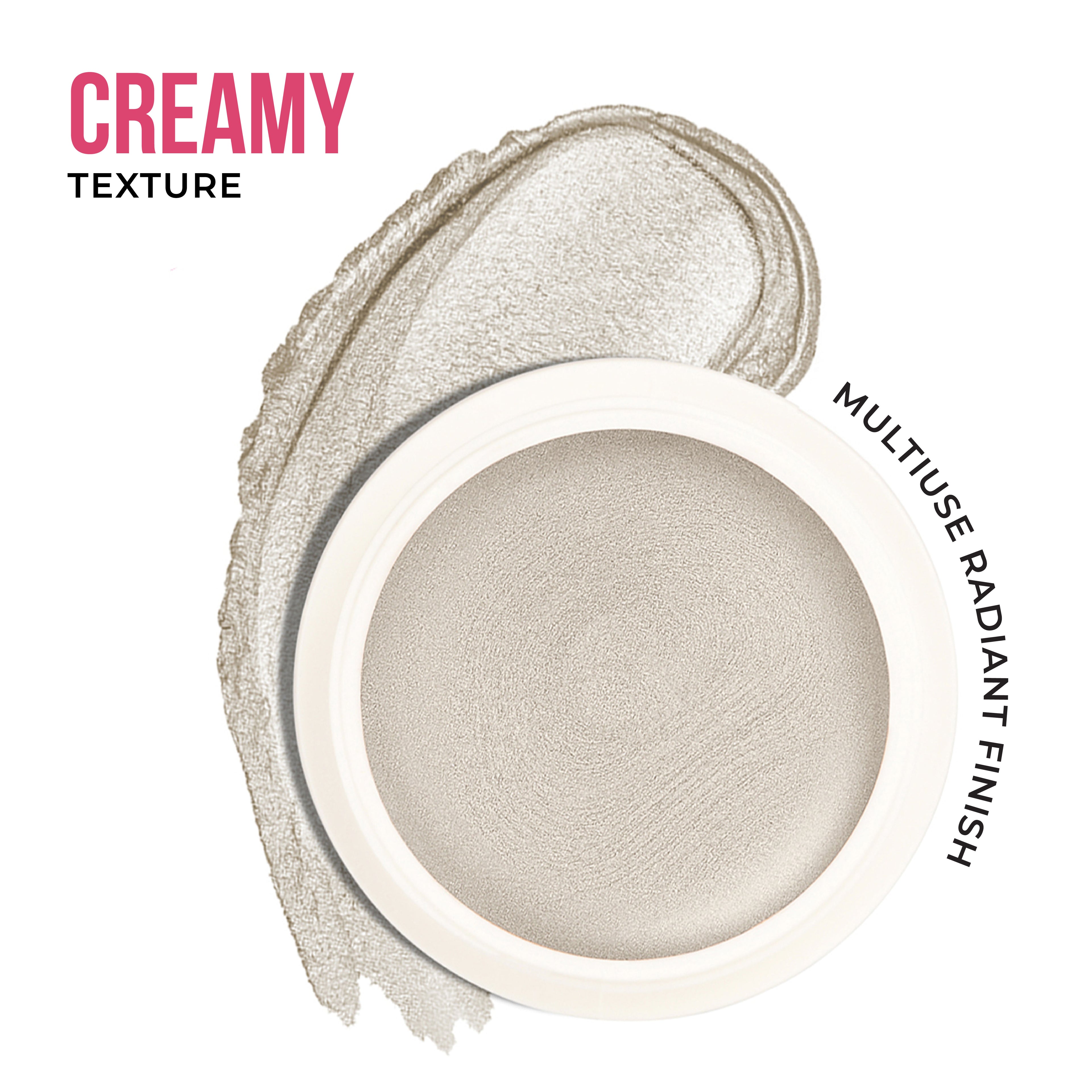 Highlighter,Cream Texture, Long Lasting Reflective Formula - Frosted Heart