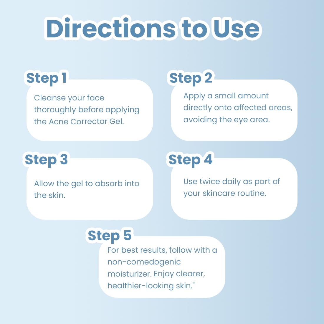 Acne Corrector Gel For Active Acne & Redness