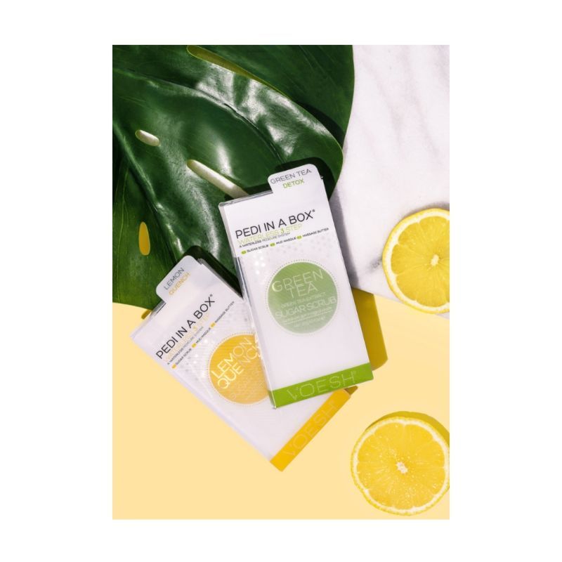 Waterless Pedicure In A Box (3 Step) - Lemon
