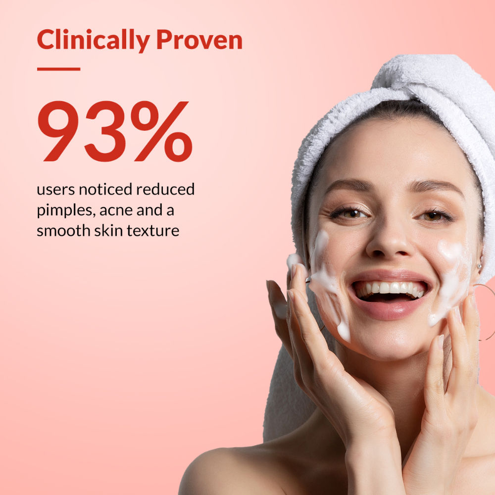 Strawberry Face Wash with Vitamin E & Strawberry Extract, Face Wash for Oily Skin