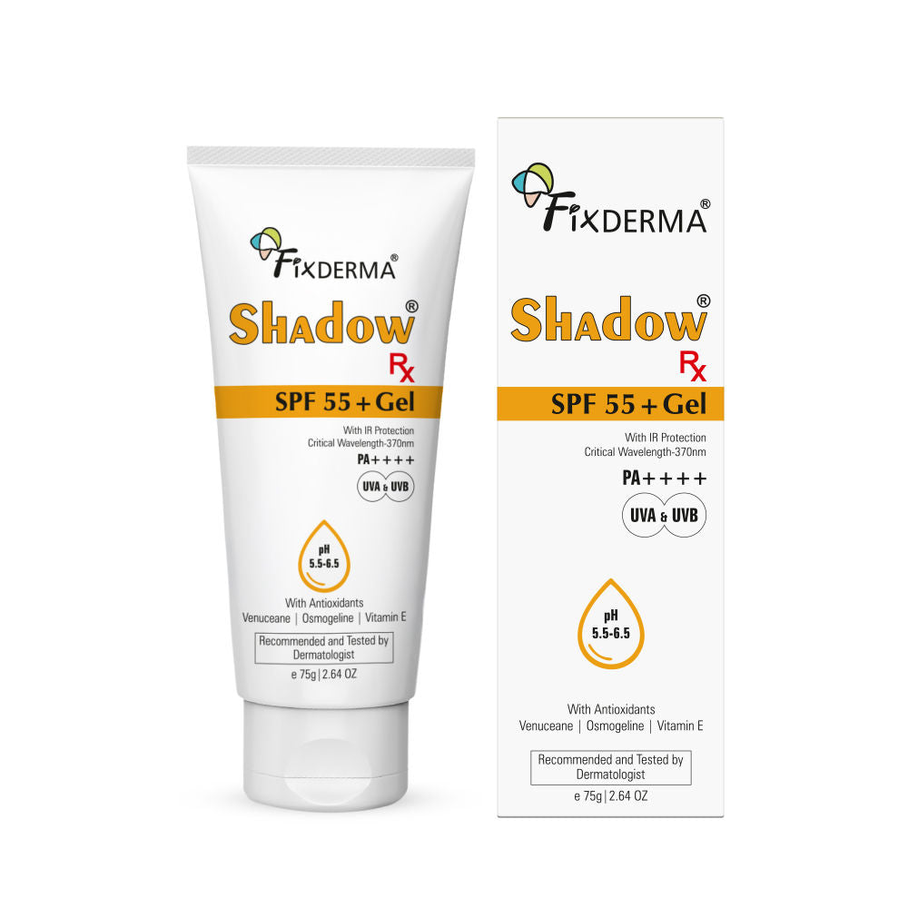 Shadow Rx Sunscreen SPF 55+ Gel For Oily Skin Acne Prone