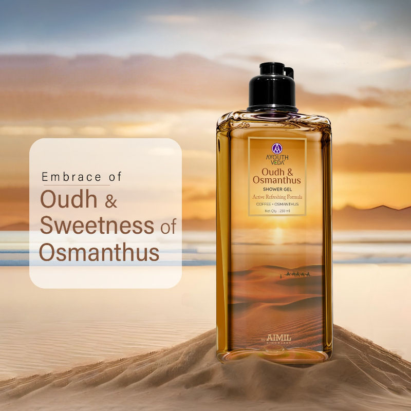 Oudh & Osmanthus Shower Gel with Exotic Aroma to Cleanse, Hydrate & Refresh Skin