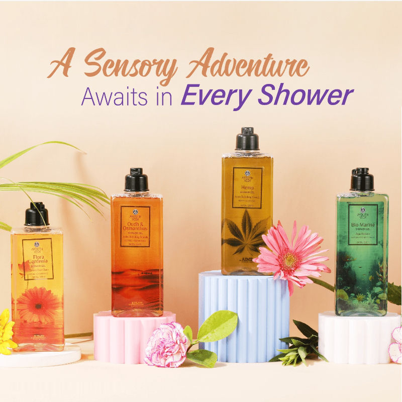 Flora Gardinia Shower Gel With Lotus & Chamomile for Refreshing and Calming Bath Experience