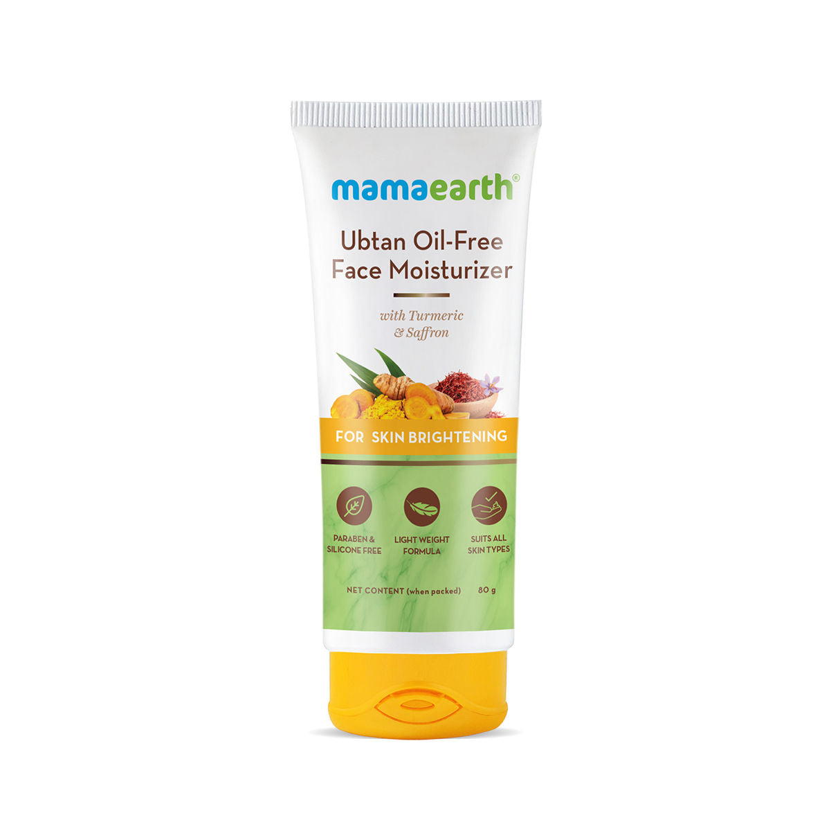 Ubtan Oil-Free Face Moisturizer With Turmeric & Saffron For Skin Brightening