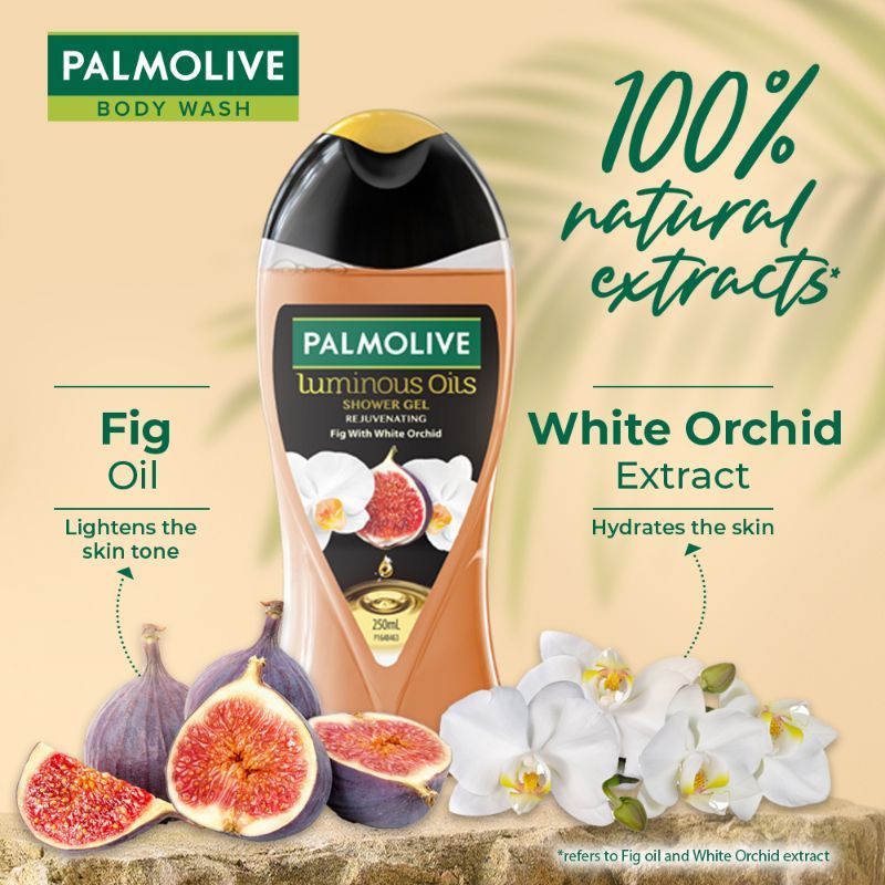 White Orchid & Fig Oil Luminous Oils Rejuvenating, Nourishing Body Wash