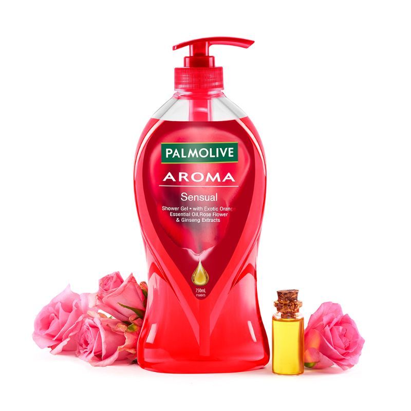 Ginseng, Rose & Orange Essential Oil Aroma Pure Sensual - Soothing & Brightening Body Shower Gel