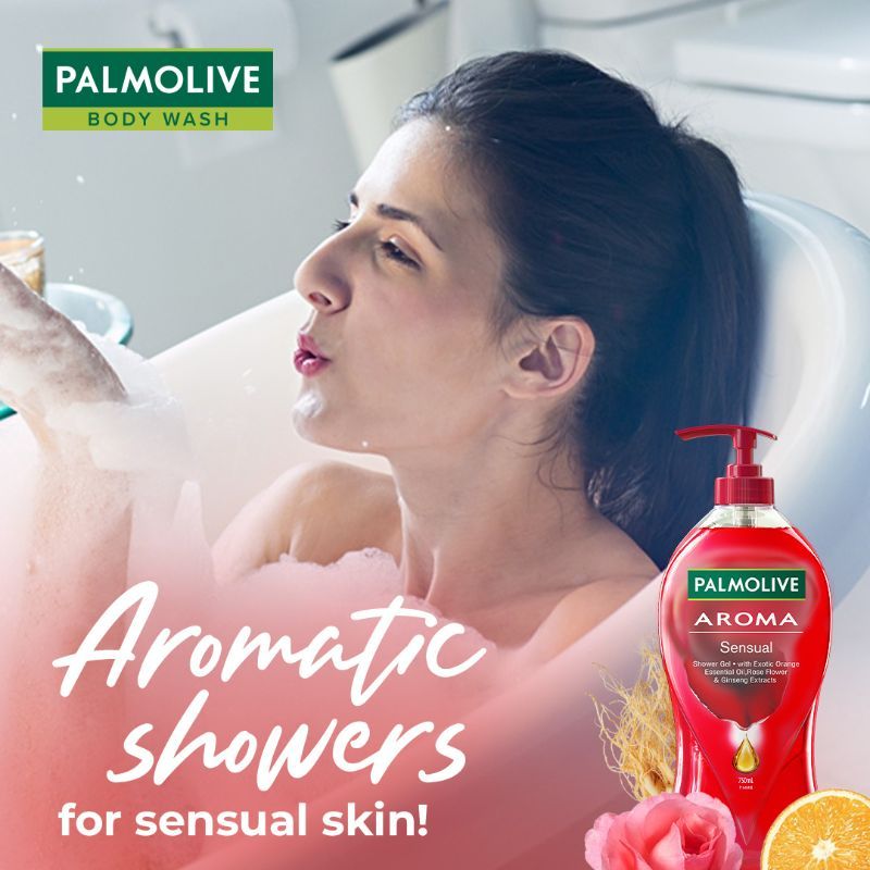 Ginseng, Rose & Orange Essential Oil Aroma Pure Sensual - Soothing & Brightening Body Shower Gel
